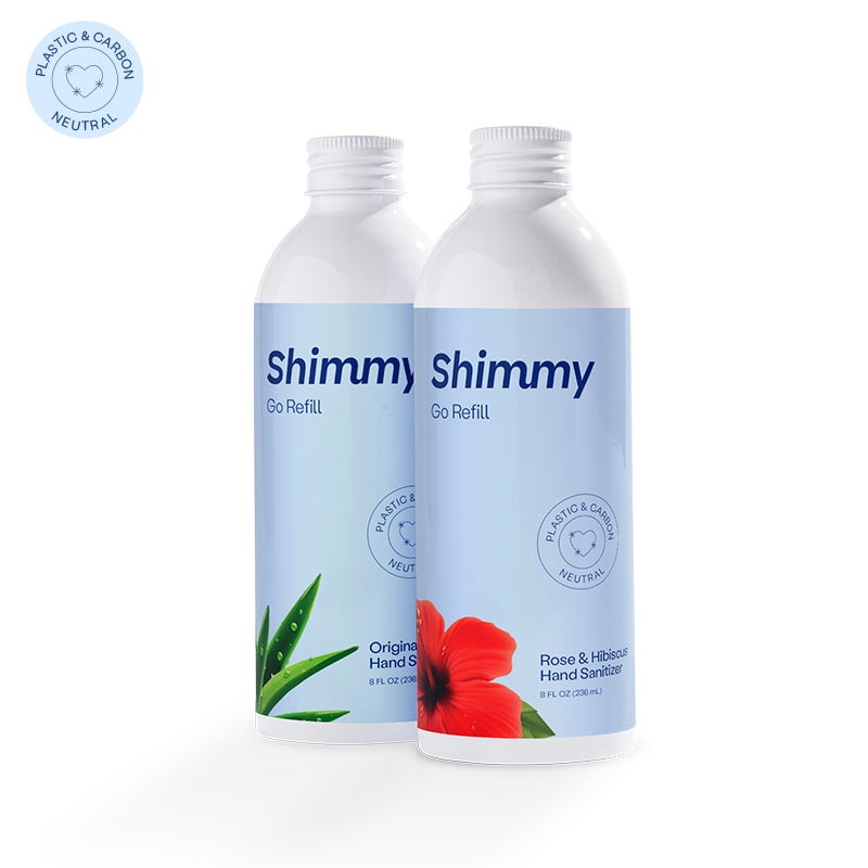 Shimmy Original + Rose & Hibiscus Hand Sanitizer [40825476710591] - 