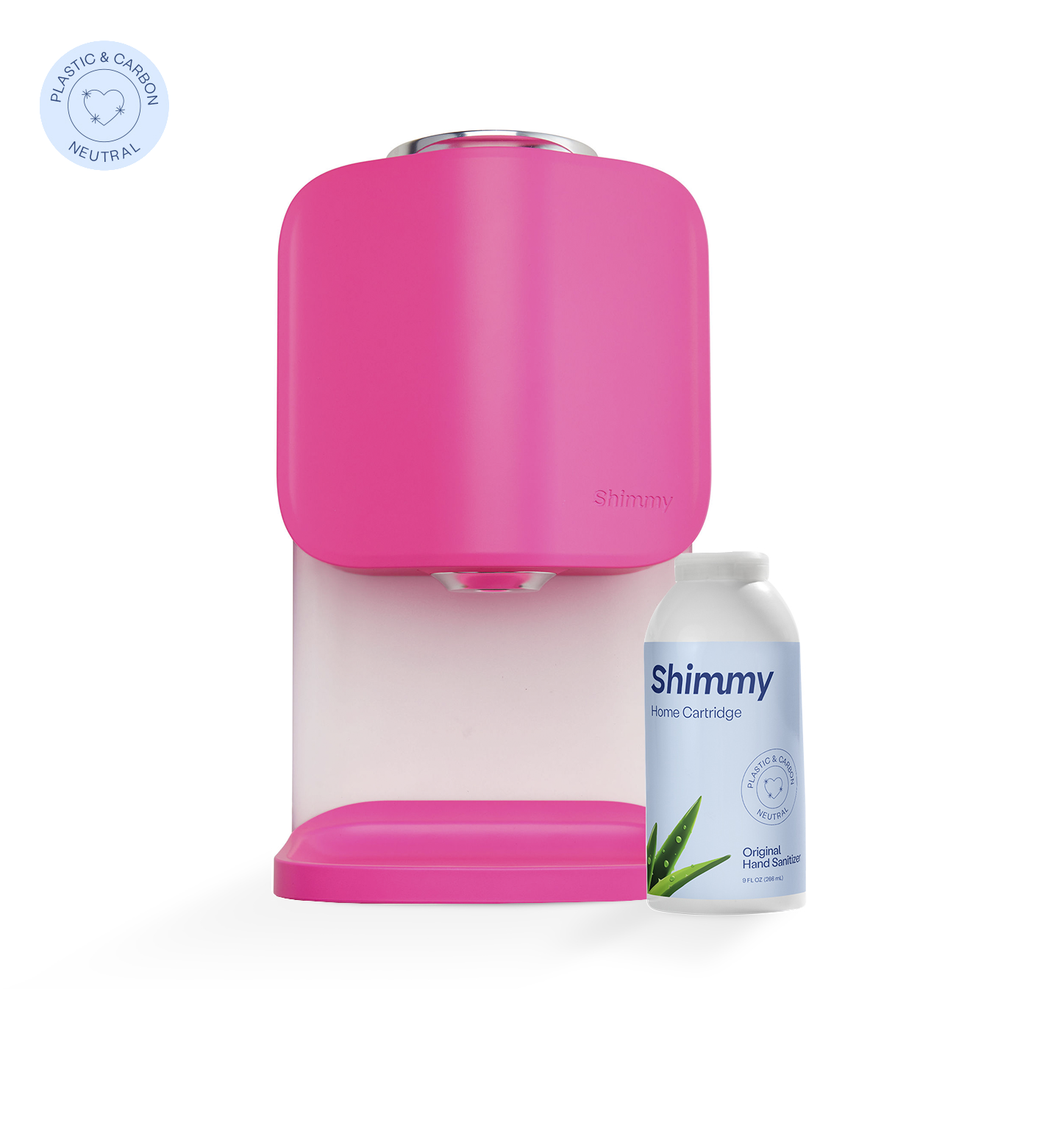 Shimmy Home Hot Pink +  Original Sanitizer Cartridge [41049932398783] - 