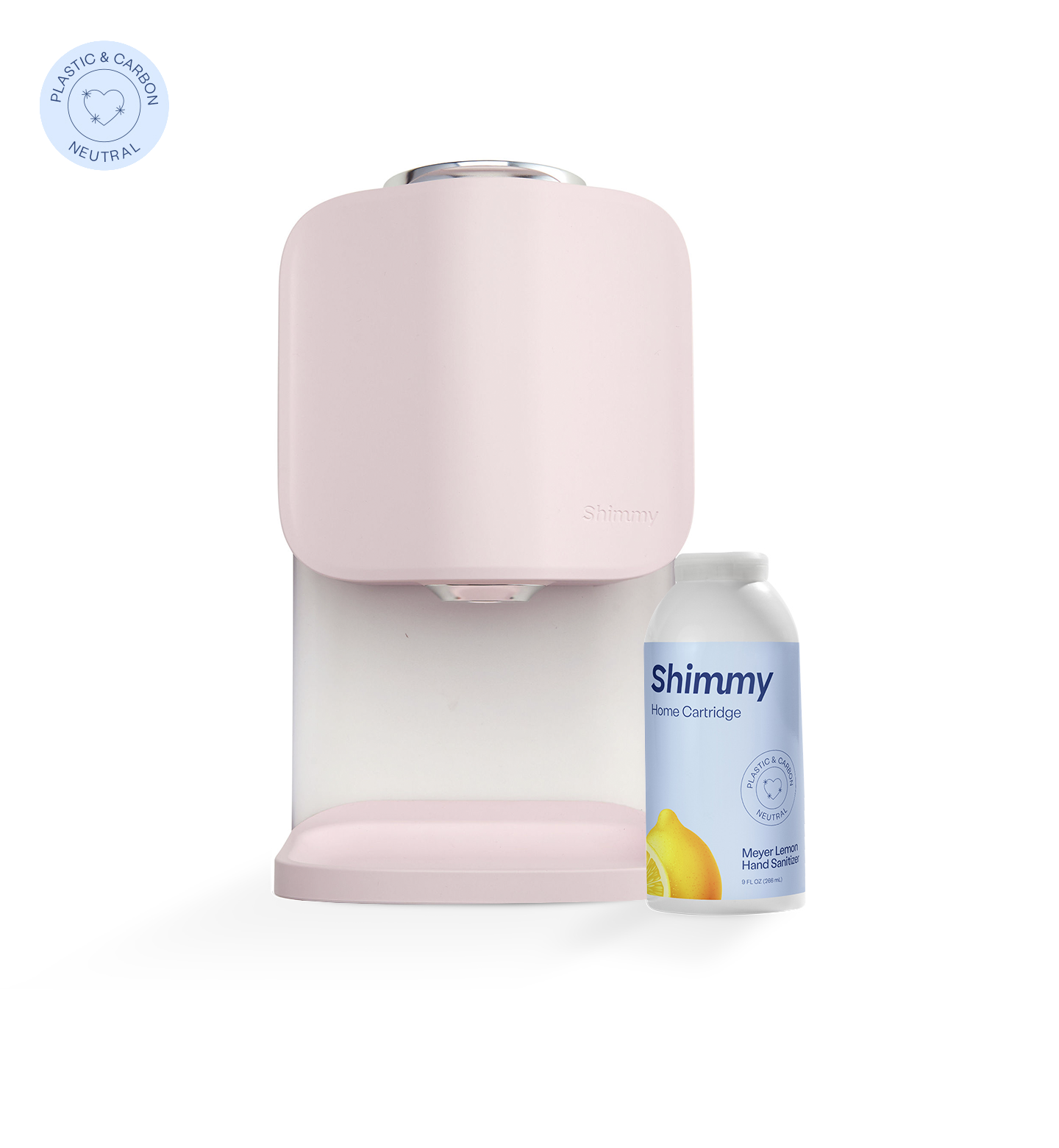Shimmy Home Soft Pink + Meyer Lemon Sanitizer Cartridge [41295231975615] - 