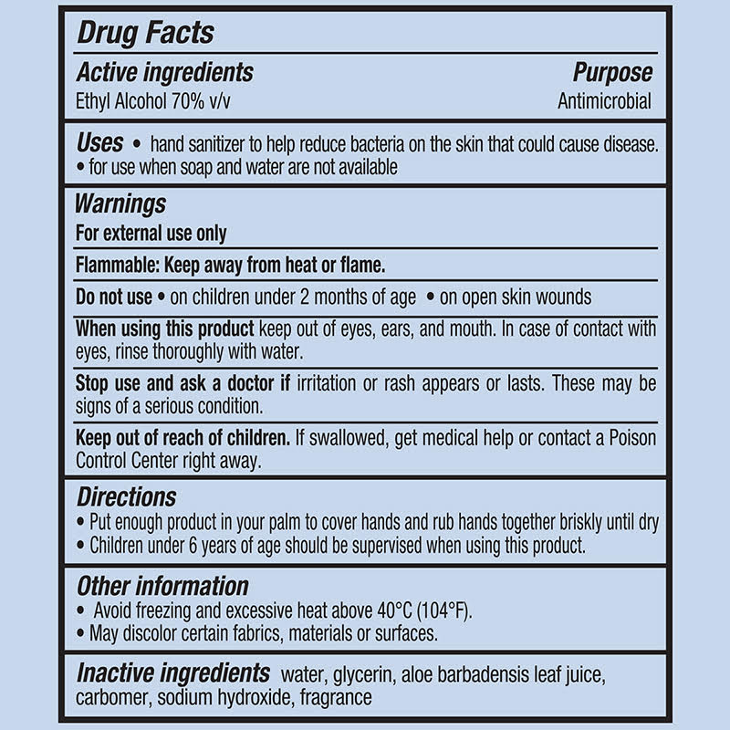 Shimmy Hand Sanitizer Home Refill Cartridges Drug Facts [ALL-VARIANTS] - 