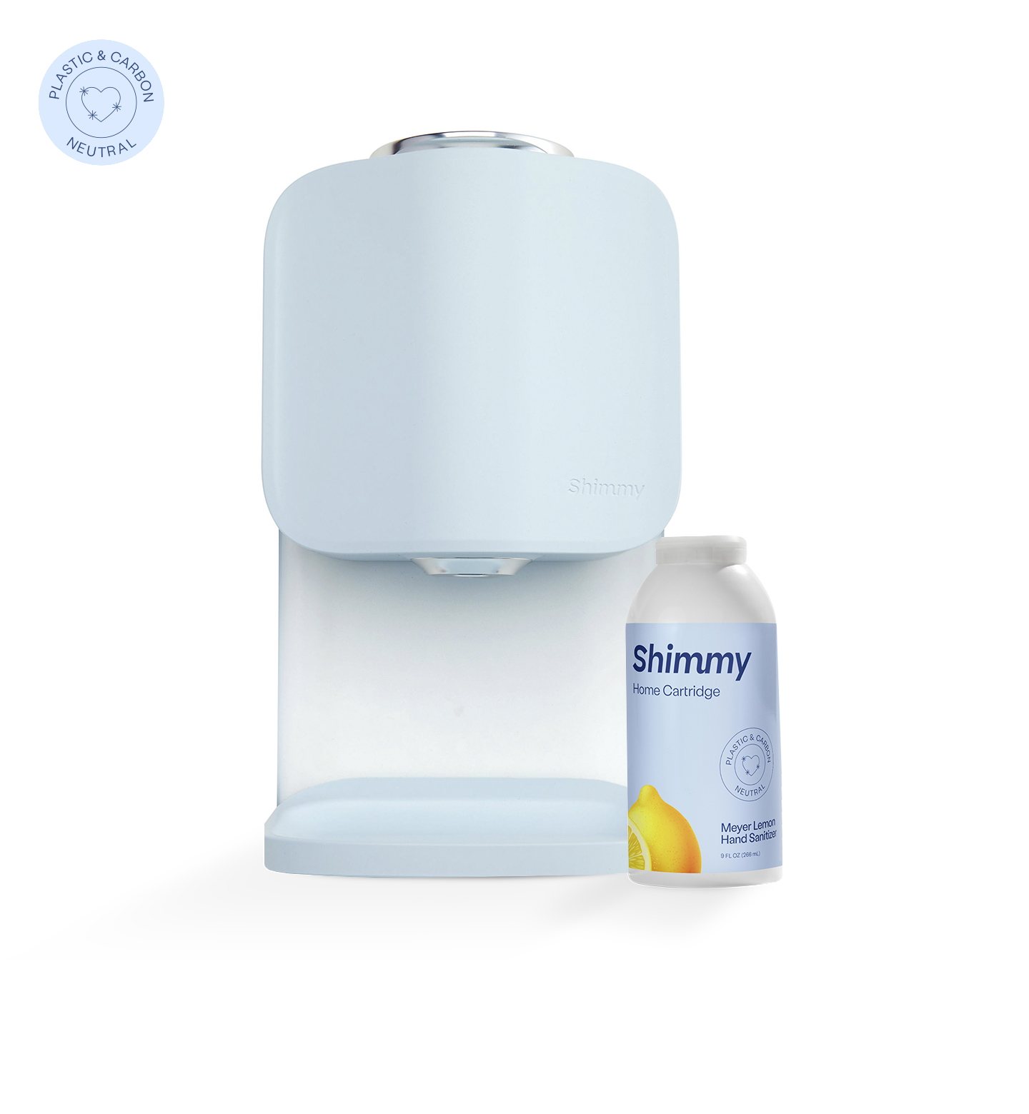 Shimmy Home Soft Blue + Meyer Lemon Sanitizer Cartridge [41295231779007] - 