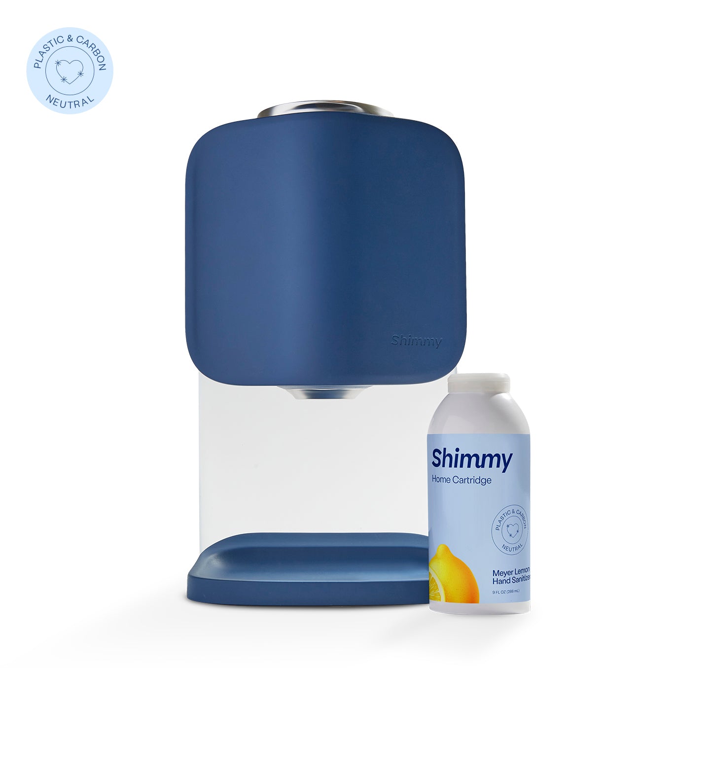Shimmy Home Navy +  Meyer Lemon Sanitizer Cartridge [40618255777983] - 40618255777983